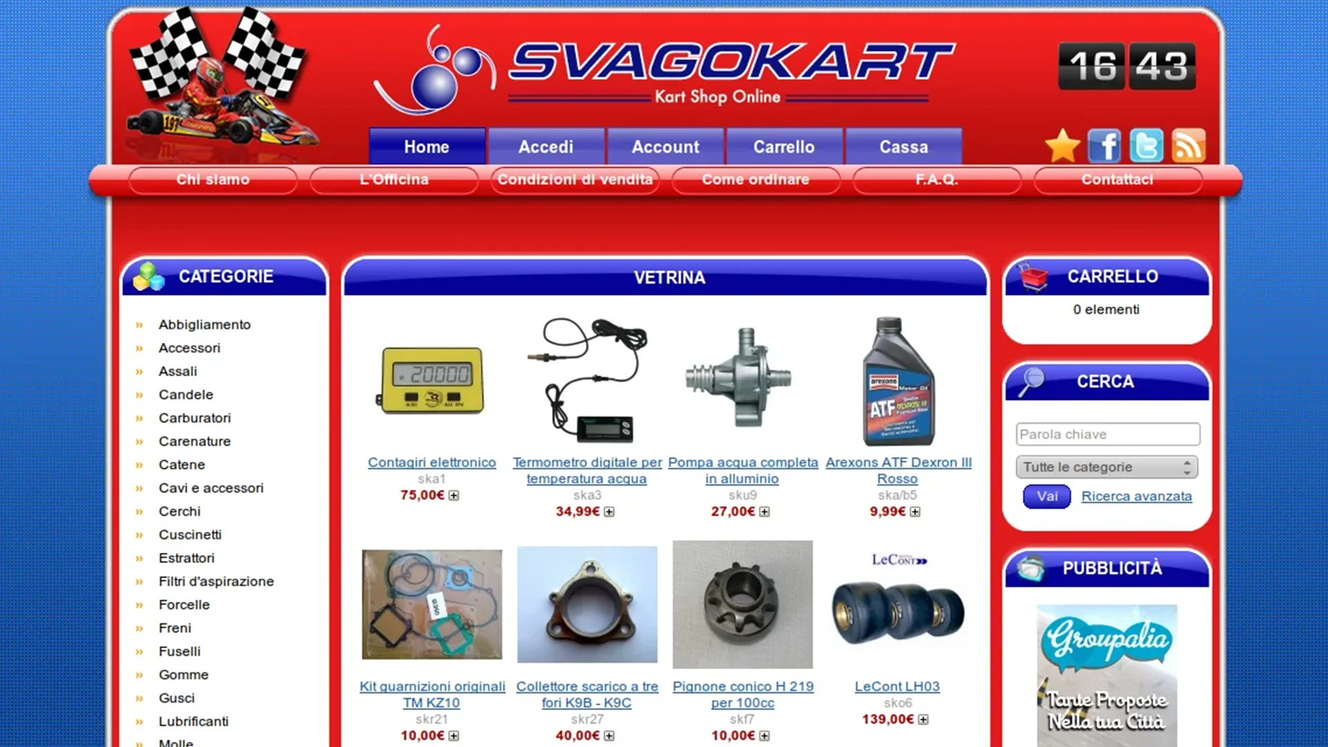 Svagokart - Ricambi Go-Kart
